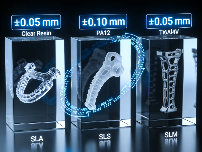 SLA SLS SLM in medical 3d printing