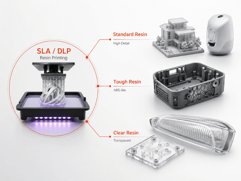 SLA DLP Liquid Resins for Ultimate Precision