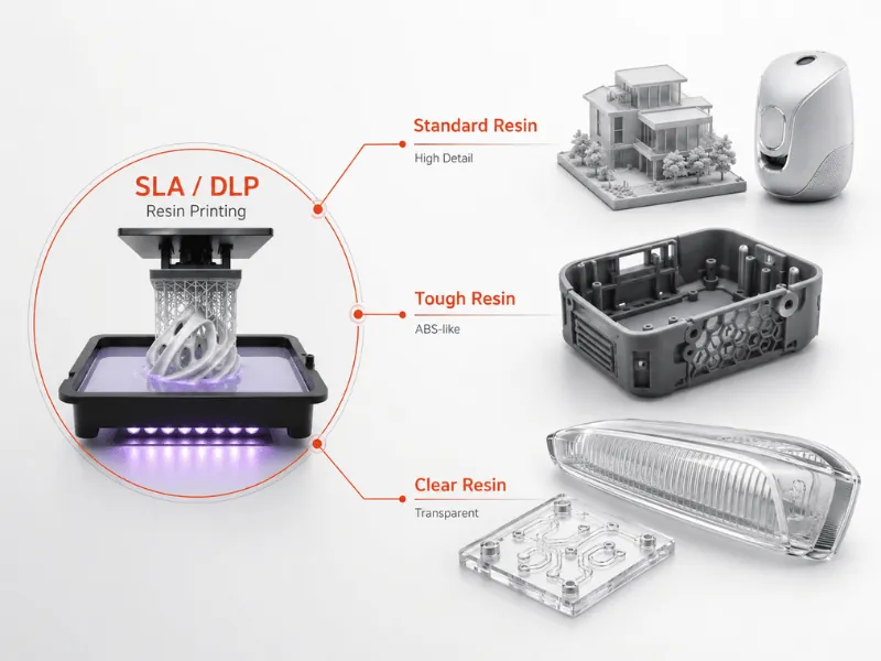 SLA DLP Liquid Resins for Ultimate Precision