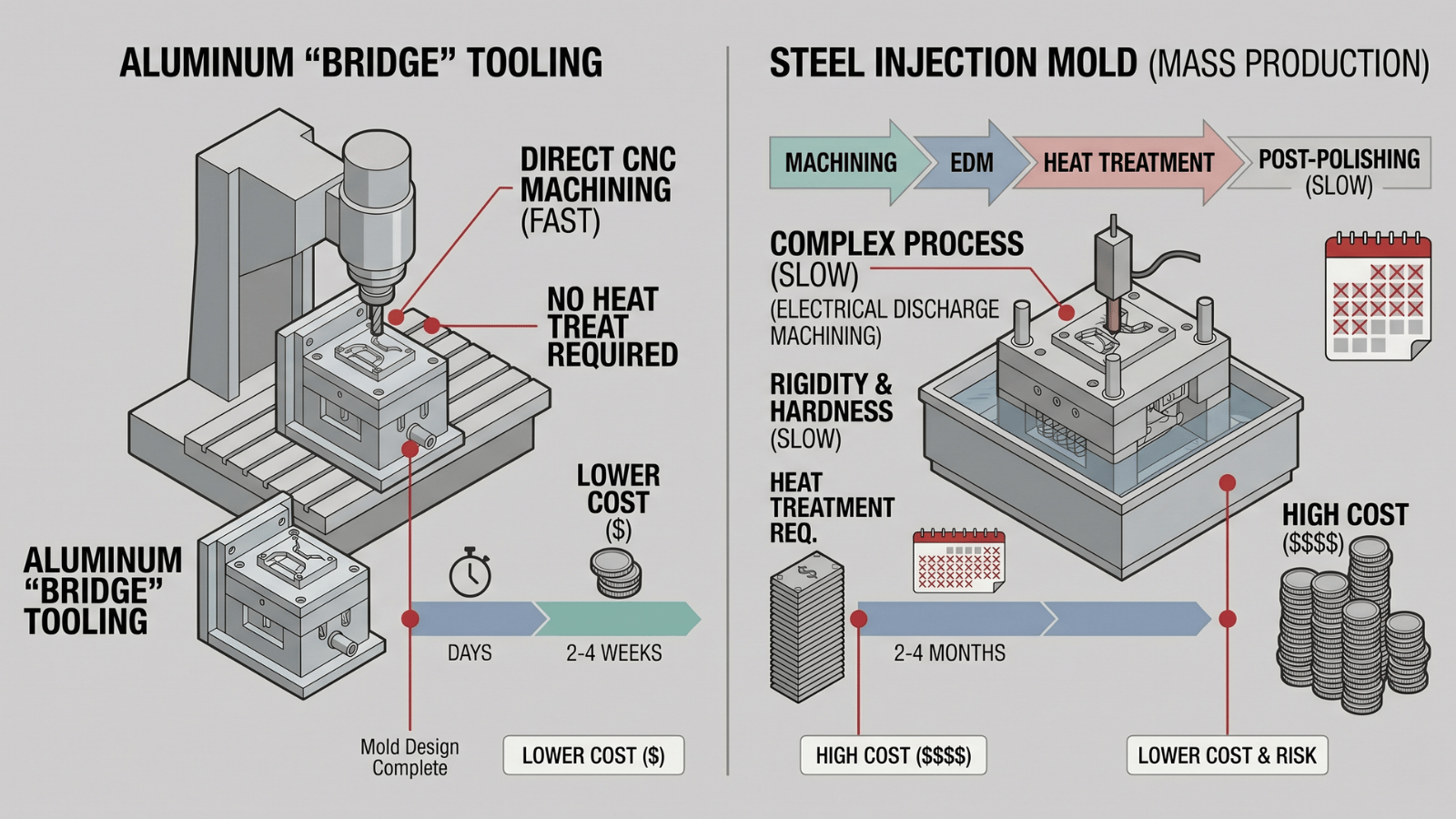 Aluminum vs. Steel Injection Molding A Strategic Comparison