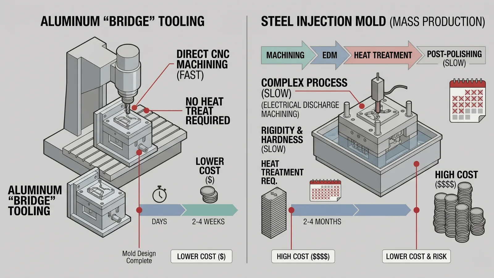 Aluminum vs. Steel Injection Molding A Strategic Comparison