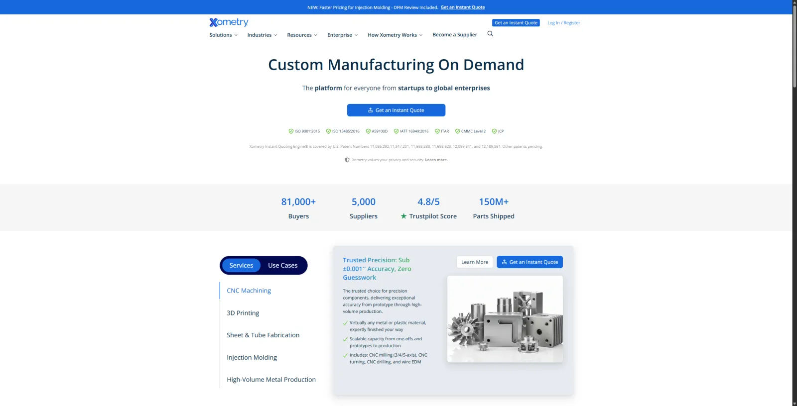 Best 10 Low-Volume CNC Machining Services Low-Volume Production