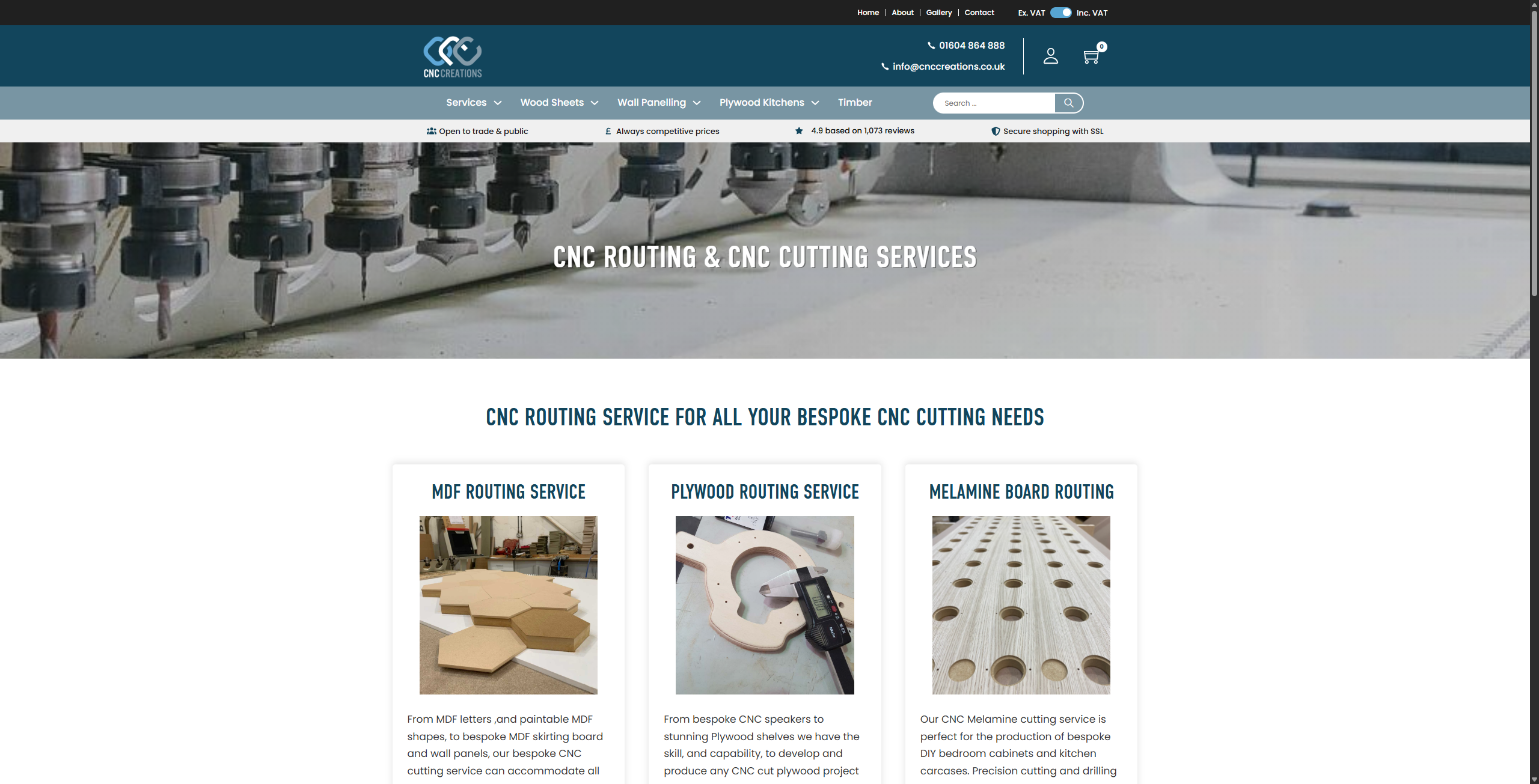 cnc routing service cnc creations