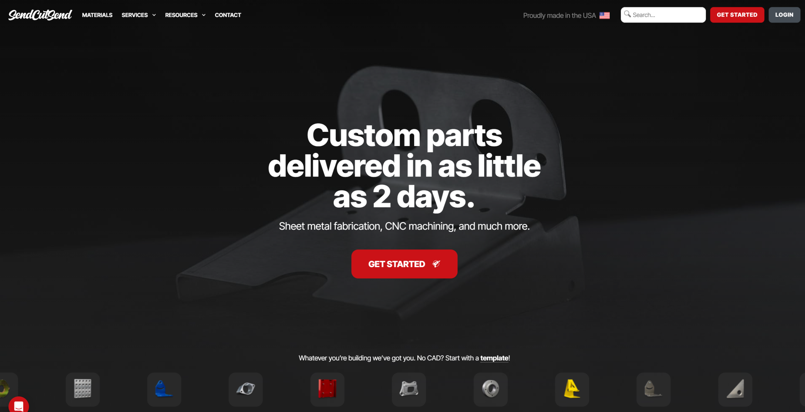 sendcutsend Metal Bending Services
