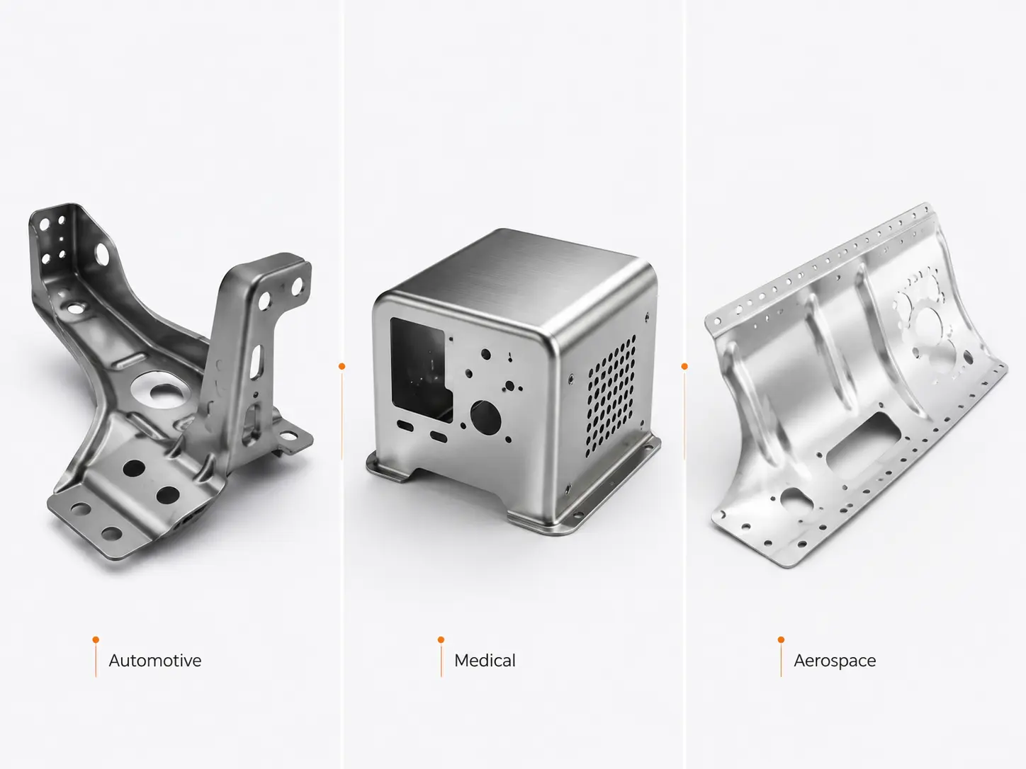 Precision sheet metal forming applications in automotive, medical, and aerospace