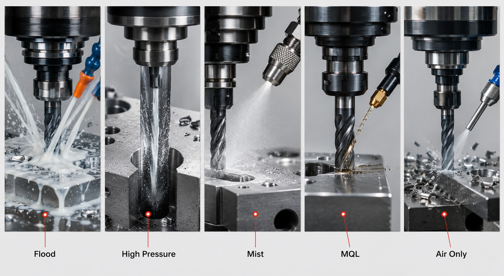 cnc coolant delivery system