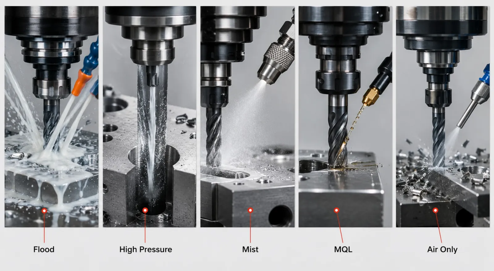 cnc coolant delivery system