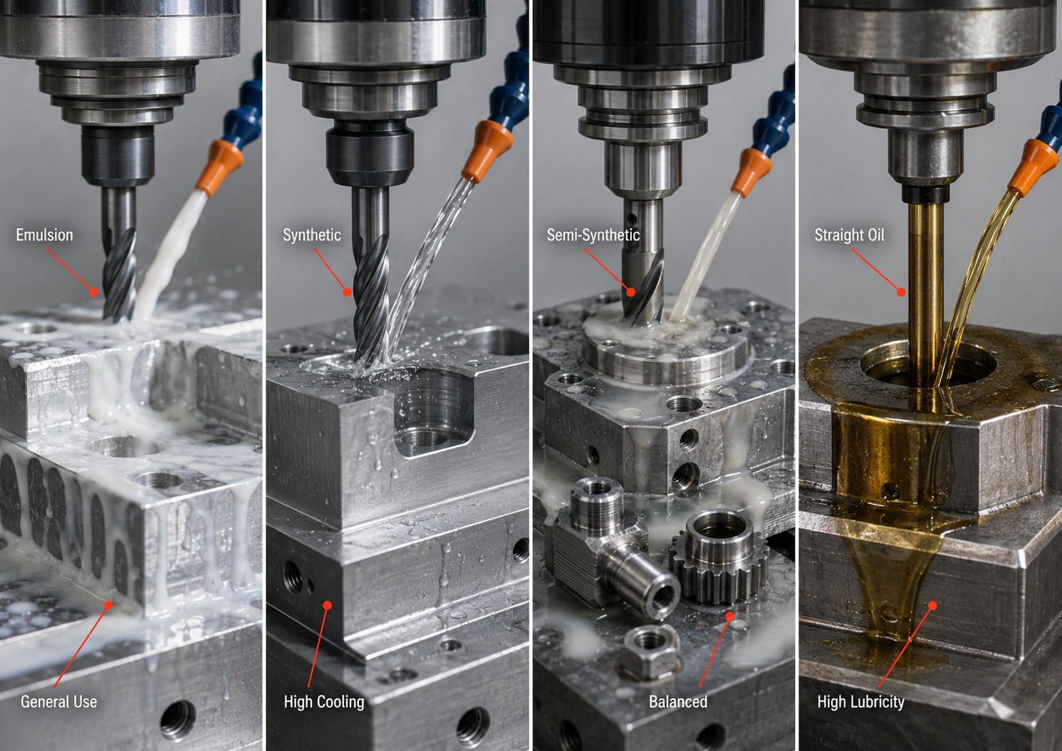cnc coolant types