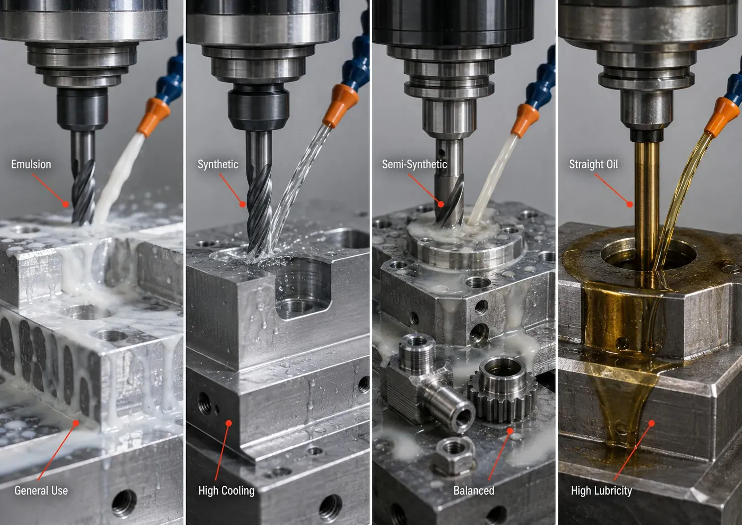 cnc coolant types