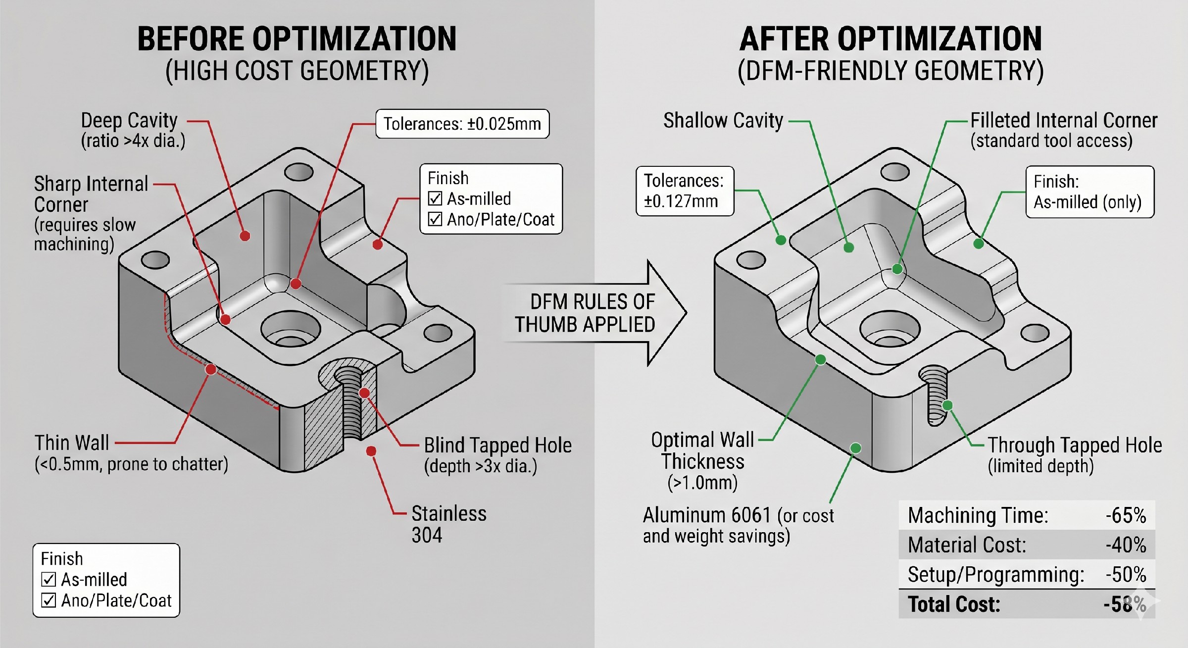 CNC Milling Cost Reduction