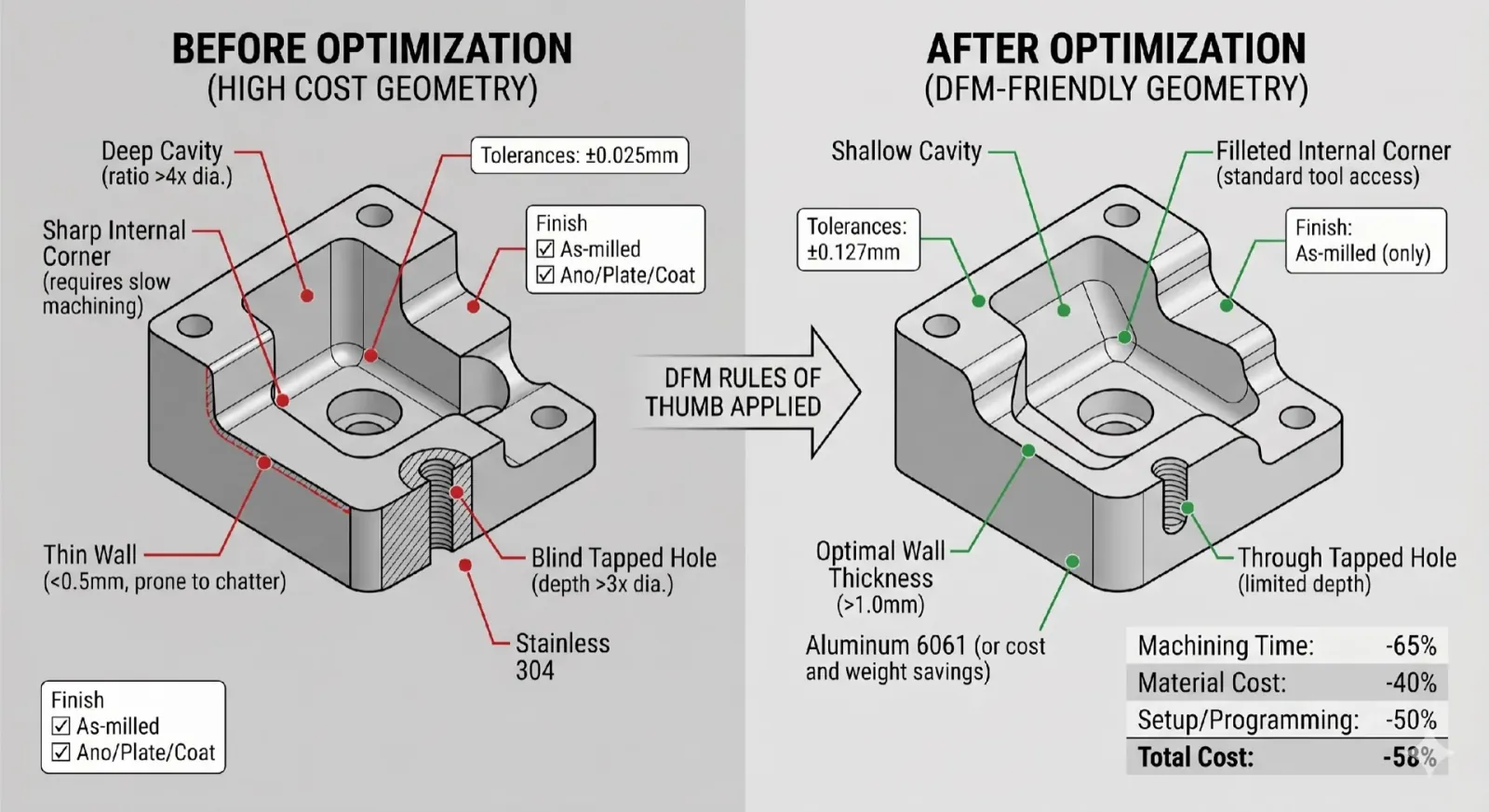 CNC Milling Cost Reduction