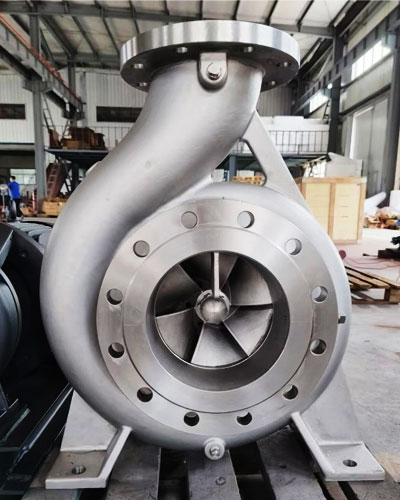 Custom stainless steel pump housing foundry
