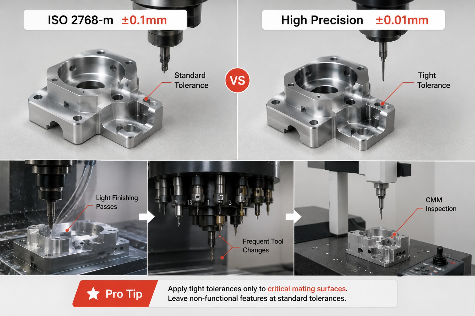 cnc machining tolerances