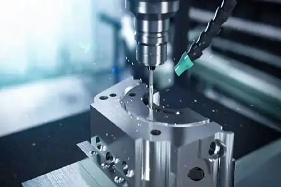 Finishing pass on an aluminium automotive component with coolant