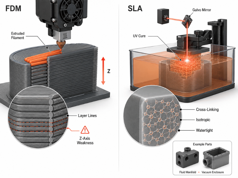SLA VS FDM