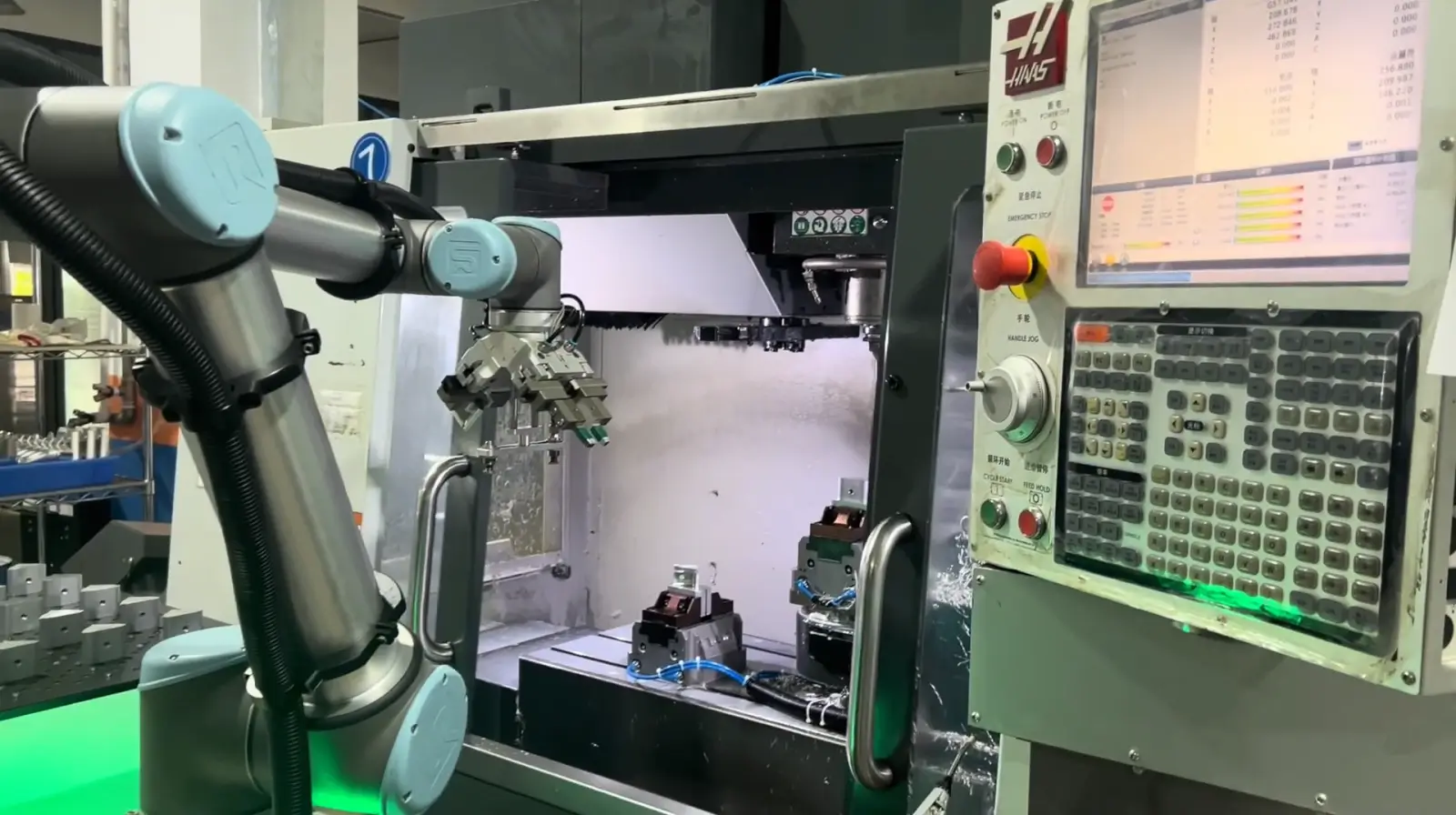 Cnc Machining With Robotic Automation In Hmlv Manufacturing Environment