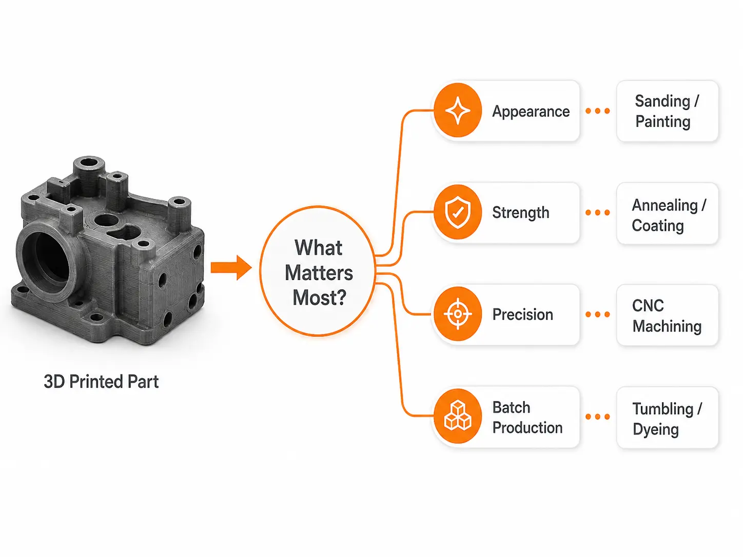 How to choose 3D printing post-processing methods