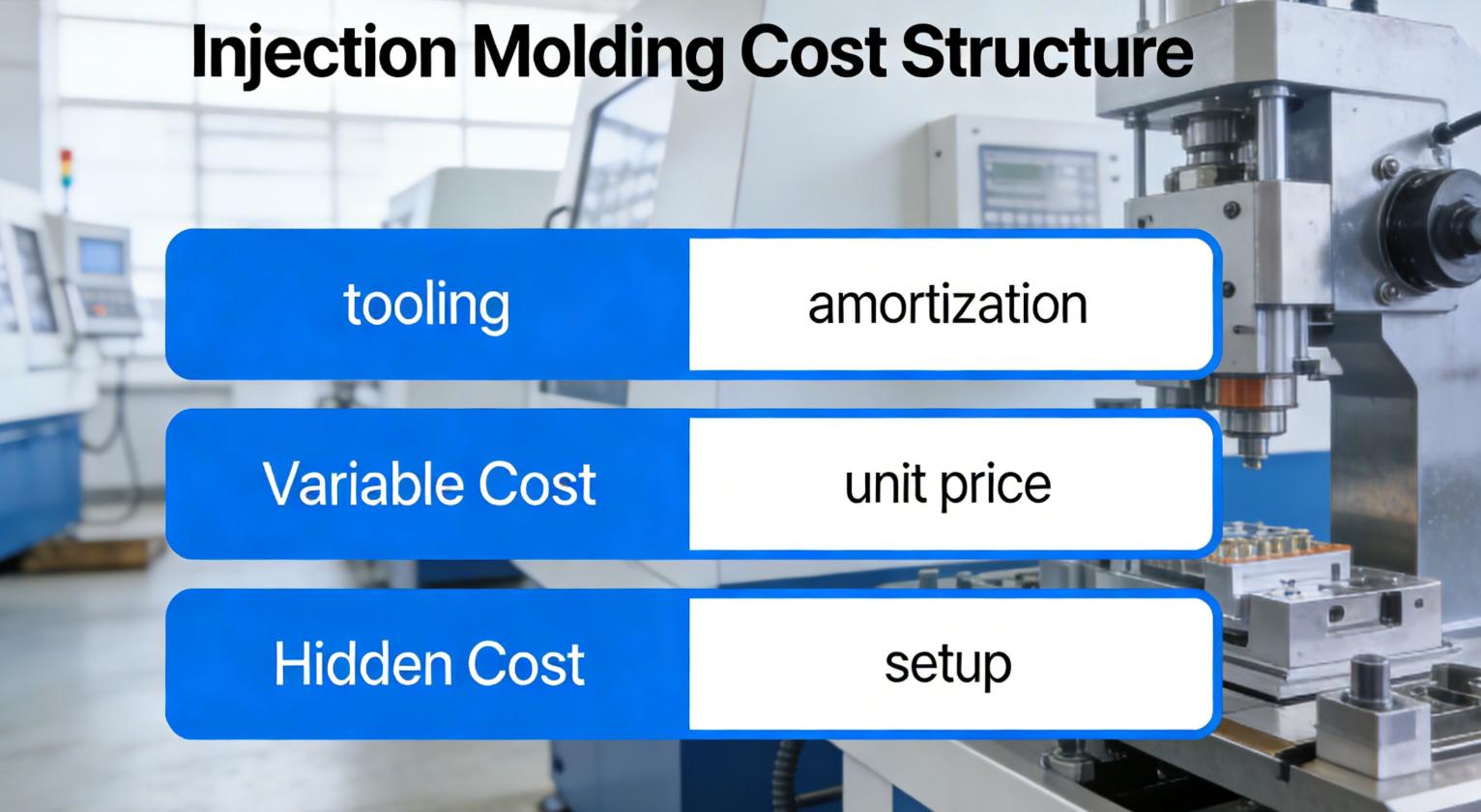 injection molding cost structure diagram