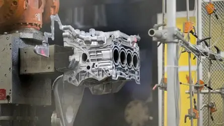 die casting setup