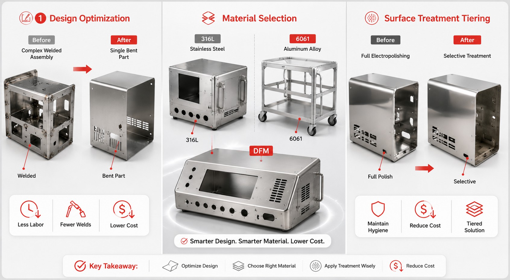 medical sheet metal cost reduction