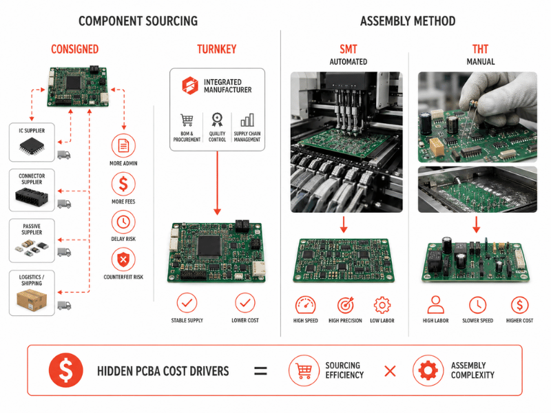 PCB Assembly & Component Sourcing The Hidden Cost Drivers