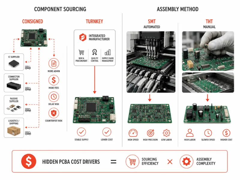 PCB Assembly & Component Sourcing The Hidden Cost Drivers
