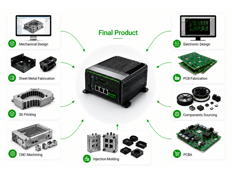 End to End ODM NPI Manufacturing Workflow