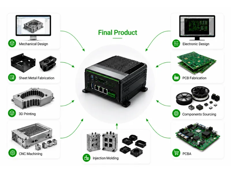 End to End ODM NPI Manufacturing Workflow