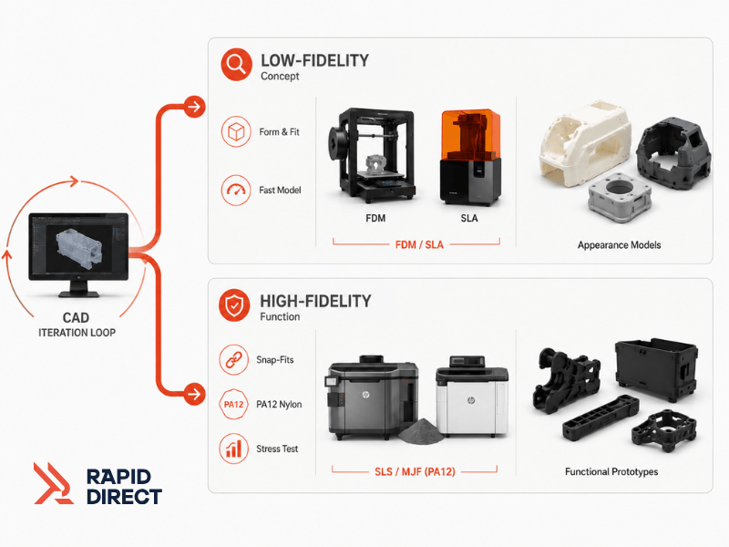 Low Fidelity vs. High Fidelity Prototypes