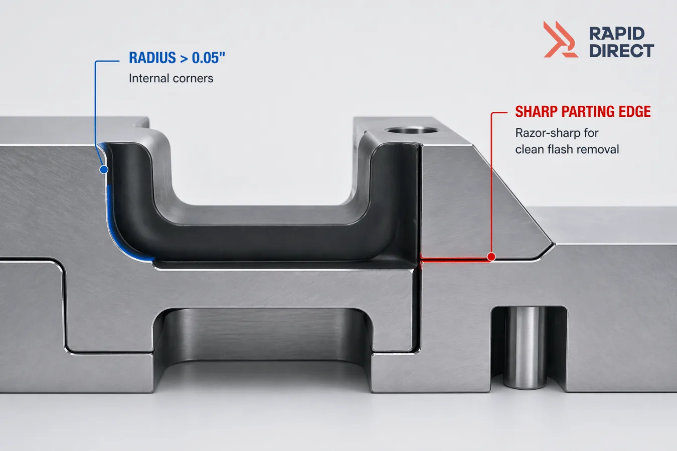 Critical DFM Rules for Rubber Mold Design