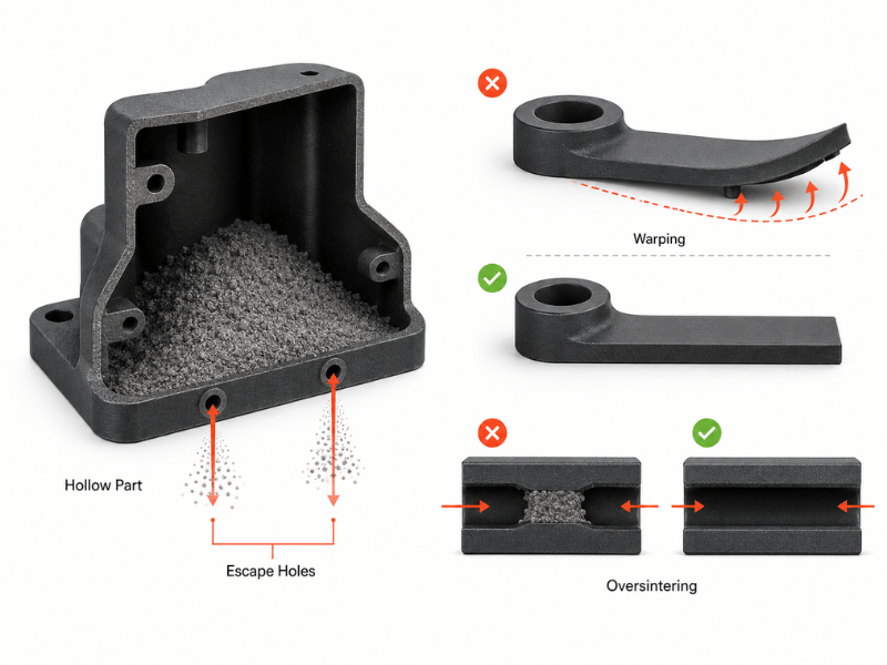 DFM Rules and Best Practices for SLS 3D Printing