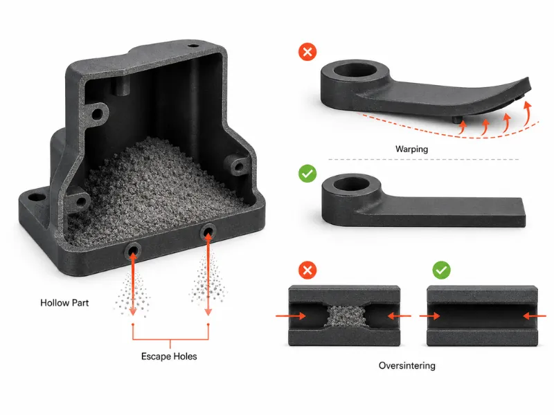 DFM Rules and Best Practices for SLS 3D Printing