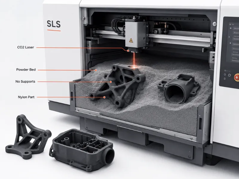 Selective Laser Sintering (SLS) 3D Printing: The Industrial Engineering Guide