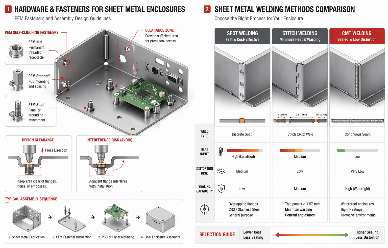 Sheet Metal Enclosure Fabrication and Assembly
