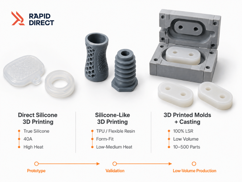 Silicone 3D Printing