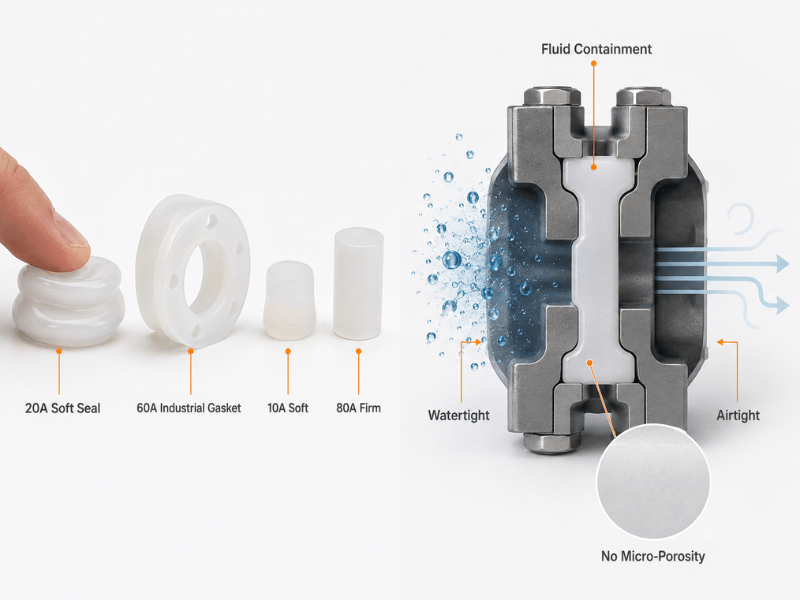 LSR Durometer & Fluid Containment