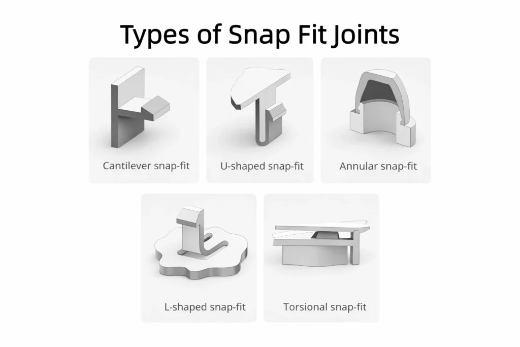 Types Of Snap Fit Joints