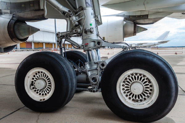 CNC machining components for aerospace, including engine components, landing gear, and structural parts