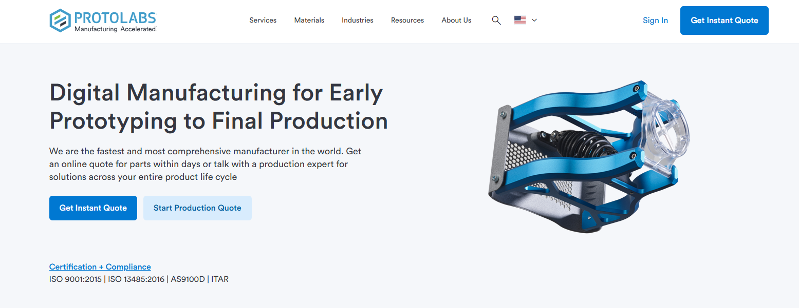 protolabs sheet metal fabrication