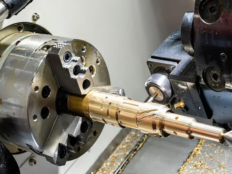 3-Axis CNC Milling Machine cutting metal, ideal for cost-effective prototypes