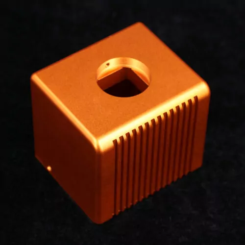 Anodized on zinc parts