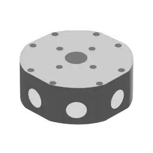 CNC milled plastic part