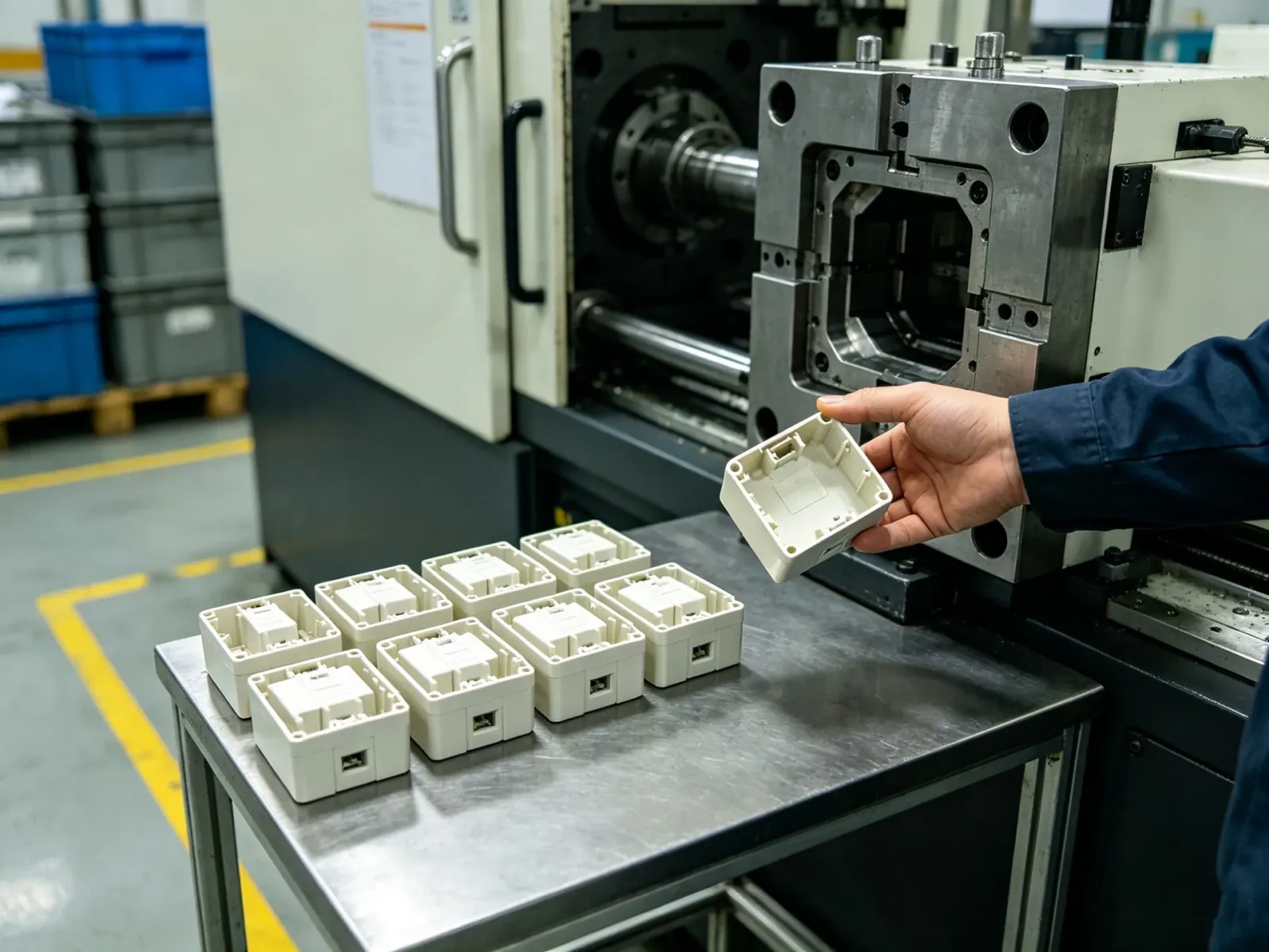 Injection molded plastic enclosure