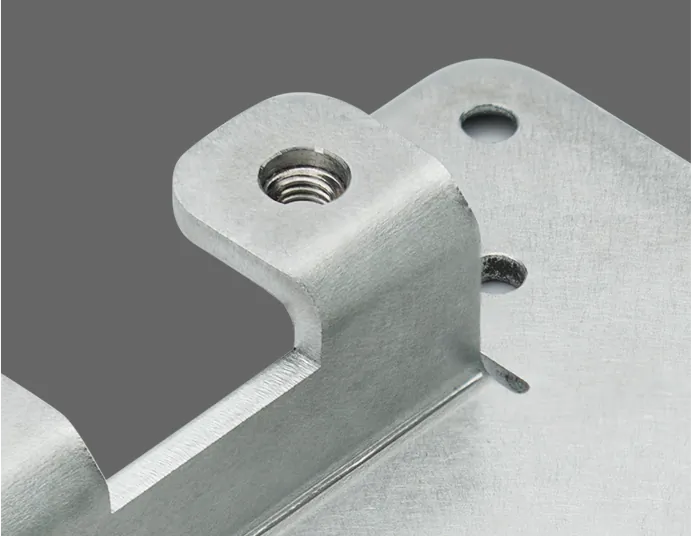 Sheet metal as machined