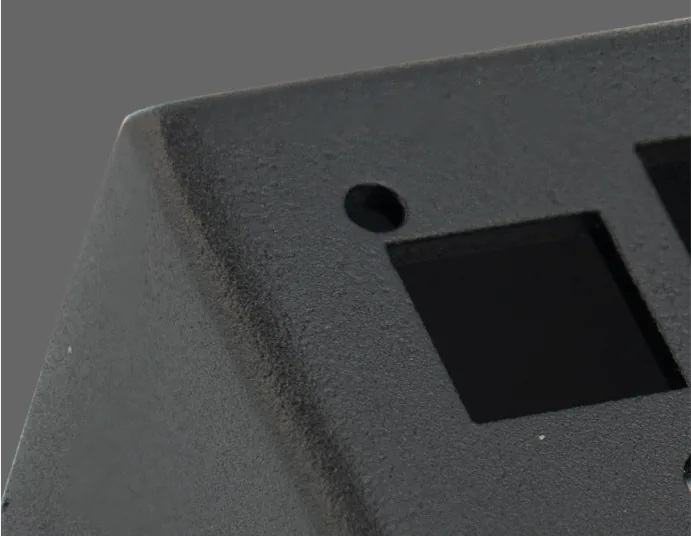 Sheet metal powder coating