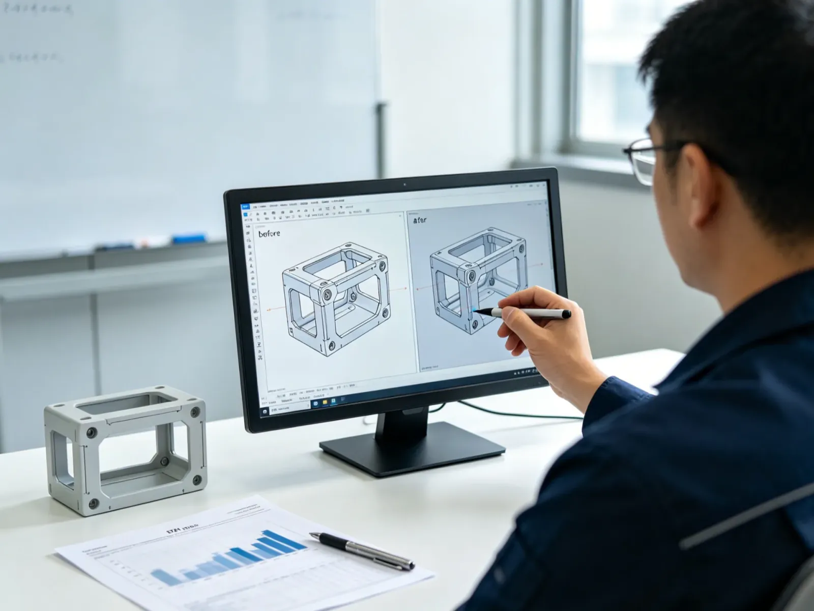 DFM optimization for enclosure cost