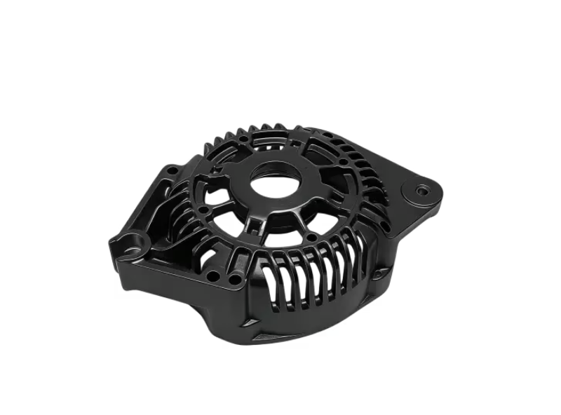 Anodized die cast aluminum component