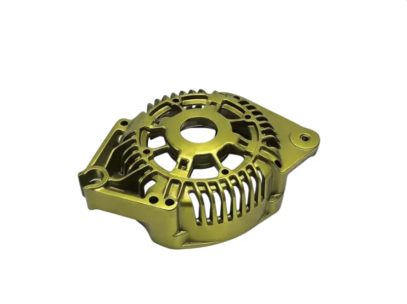 Chromate passivation treated die cast part