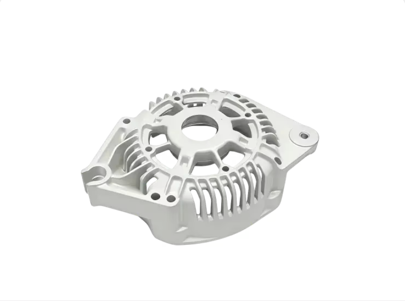 Powder coated die cast component