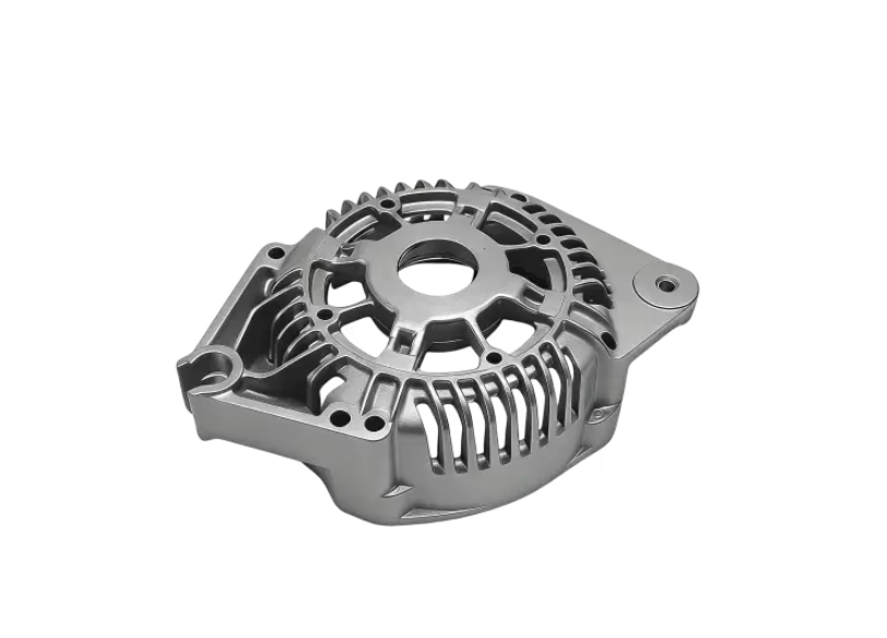 Sand blasted die cast surface